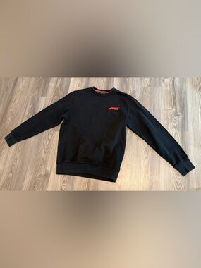 Formula 1 Sweatshirt Men’s Medium Black F1 Racing Crewneck Officially Licensed